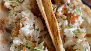 Easy BBQ Shrimp and Coleslaw Tacos shorts food easyrecipe tacos [upl. by Eiramenna167]