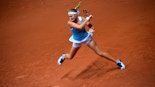 Kristina Mladenovic levels the score for France [upl. by Eikcid594]