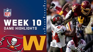 Buccaneers vs Washington Football Team Week 10 Highlights  NFL 2021 [upl. by Theone841]