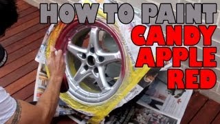 How to paint candy apple red DIY [upl. by Acinyt]