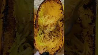 BAKED SEASONED SPAGHETTI 🍝 SQUASH MY WAY [upl. by Haeli]