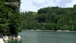 SWISSVIEW  FR Lac de la Gruyère  Rossens [upl. by Ayoted]