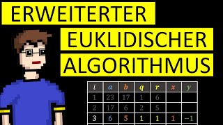 Erweiterter euklidischer Algorithmus mit 2 Beispielen  Mathematik [upl. by Annatsirhc652]