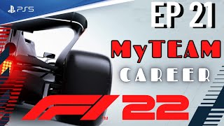 EP 21  BRAZIL   F1 22 MyTEAM CAREER  PS5 《 No Commentary 》 [upl. by Charmion]