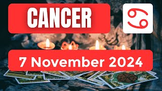 Cancer horoscope  Cancer Horoscope for Today 7 November 2024 [upl. by Marcell]