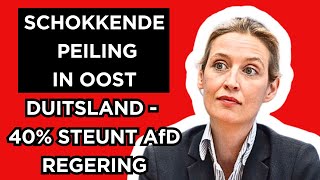 🔴Schokkende peiling in OostDuitsland 40 steunt AfDregering [upl. by Cairns]