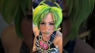 JOLYNE CUJOH COSPLAY WIG  JOJOS BIZARRE ADVENTURE COSPLAY SHORTS [upl. by Marjie]