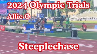 2024 Olympic Trials Steeplechase  Round 1 Heat 2 [upl. by Moonier]