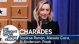 Charades with Saoirse Ronan Alessia Cara and Anderson Paak [upl. by Ttenaej]