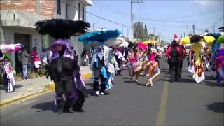 Carnaval Papalotla Tlaxcala 2015 el barrio de El Carmenla quinta [upl. by Gilmore]