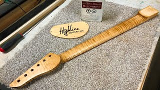 Applying Polymerized Tung Oil To A Guitar Neck [upl. by Araccot]