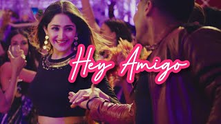 Hey Amigo Lyrics  Suriya Sayyeshaa  Kaappaan  New Hit Song 2021 [upl. by Orecic]