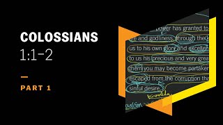 A Persecutor of Christians Was Made an Apostle Colossians 11–2 Part 1 [upl. by Stearns198]