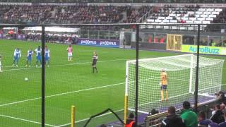 ANDERLECHTGENK PENALTY MISSED KABASELE [upl. by Seftton]