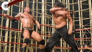 10 Bizarre Wrestling Match Types [upl. by Ylatan]