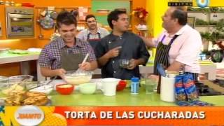 Tarta de las cucharadas Jamón y queso Parte 1 [upl. by Moe]