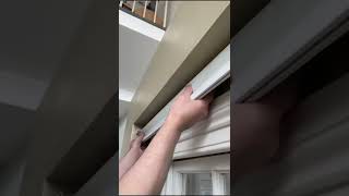 How to fit CovABlind pelmet for recess mounted roller blinds with face fix brackets [upl. by Ecnerewal]