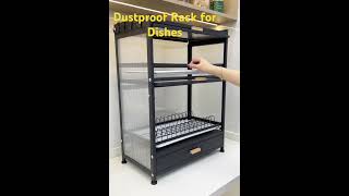 Dish drainer dry rack for a tidy kitchen kitchen tools [upl. by Mccormac25]