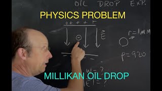 Physics Problem Millikan Oil Drop [upl. by Dimond]