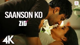 Saanson Ko  4K Music Video  ZiD  Mannara Karanvir  Arijit Singh  Sharib Toshi  Romantic Hits [upl. by Nohtan]