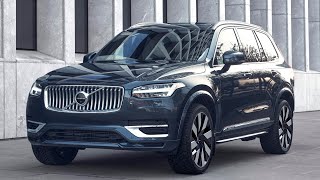 2022 Volvo XC90 Recharge T8 AWD  Denim Blue  Driving Exterior amp Interior [upl. by Raab229]