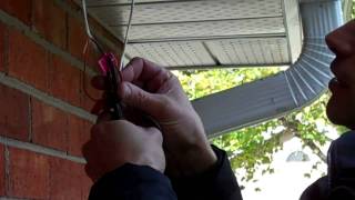 Wiring A LED Recessed Soffit Light [upl. by Ilona]