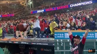 Best Fan Reactions to the Washington Nationals winning the World Series [upl. by Ahsinroc]