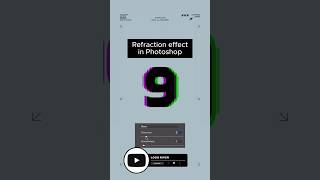 Photoshops Distorted Refraction  A Step by Step Guide photoshop photoshoptutorial photoshoptips [upl. by Ytitsahc319]