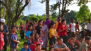 Suasana lebaran di kampung dayak kalteng lewu luwuk kanan suku dayak katingan [upl. by Arze215]