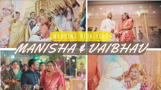 Manisha amp Vaibhav  best wedding highlight  cinematic  chhattisgarh  destination wedding [upl. by Godspeed]