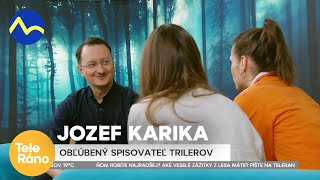 Jozef Karika  z novinára oceňovaný spisovateľ  Teleráno [upl. by Yelknirb]