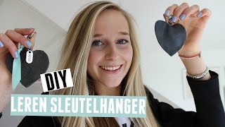 DIY Leren Sleutelhanger ♥ MADEBYNoelle [upl. by Stefano143]