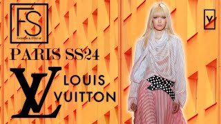 LOUIS VUITTON French Luxury Fashion SS24 Paris Fashion Week Vertical feat Mona Tougaard [upl. by Ahsimat]