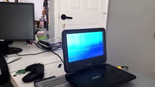 Testing the Sony VCRDVD Combo Player on my ieGeek Portable DVD Player [upl. by Alverson]