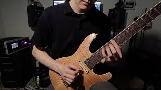 Sithu Aye  Constants and Variables intro guitar cover  alt picking arpeggios [upl. by Ylrebnik]