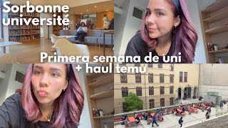 VLOG Sorbonne Université HAUL de regreso a clases amigos etc  Viviendo sola en Paris 🏫🖇️🤍 [upl. by Halyahs]