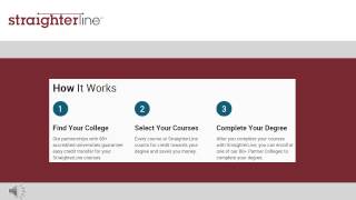 A Video Overview Of Earning A College Degree With StraighterLine [upl. by Nnylarak]