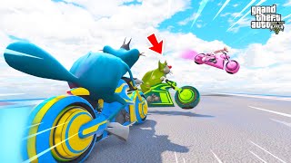 Oggy Smashing Jack And Pink Panther In DEADLINE Racing Challenge😱 GTA5 [upl. by Nylarac]