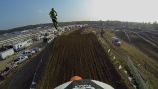 KROC CAM Schae Thomas  Collegeboy  Kawasaki Race Of Champions MXPTV [upl. by Oicatsana]