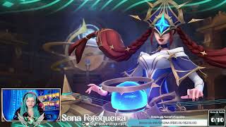 REAGINDO A SONA ASTROMANTE GWEN TALON E HEIMERDINGER NO LEAGUE OF LEGENDS WILD RIFT [upl. by Nesto]