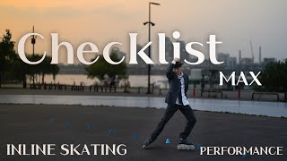 MAX  Checklist l choreography on skates 4k [upl. by Tichon]