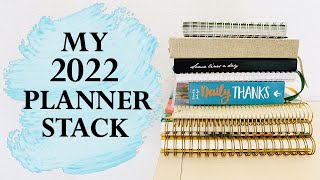 MY 2022 PLANNER STACK  HOW I PLAN [upl. by Notnarb]