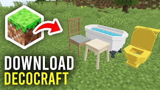 How To Download and Install Decocraft In Minecraft  Full Guide [upl. by Anerrol]