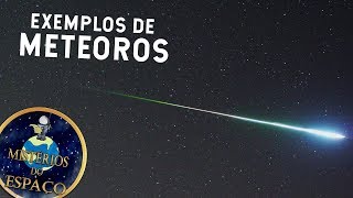 METEOROS REGISTRADOS DURANTE AS NOITES [upl. by Bondie]