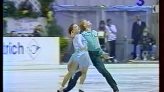 MorelPeizerat 19921993 French Nationals free program [upl. by Ainadi]