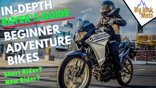 Best ✔ BEGINNER ✔ Adventure Motorcycles for 2022 👍 [upl. by Notsua546]