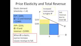 Microeconomics 5 Price Elasticity and Total Revenue [upl. by Asilegna]