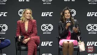 Awkward moment Between Valentina Shevchenko amp Julianna Pena [upl. by Nosoj302]