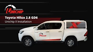 Unichip X Toyota Hilux 28 GD6 Installation [upl. by Eniamert]