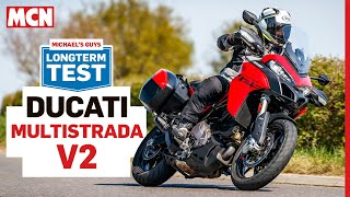 Spending 2022 with the Ducati Multistrada V2  MCN Review [upl. by Dorcus]